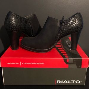 Rialto black booties